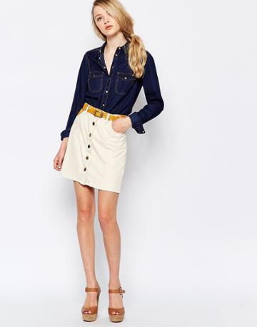 Sister Jane Sandi Skirt - White