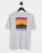 Columbia High Dune Graphic Ii T-shirt In Gray