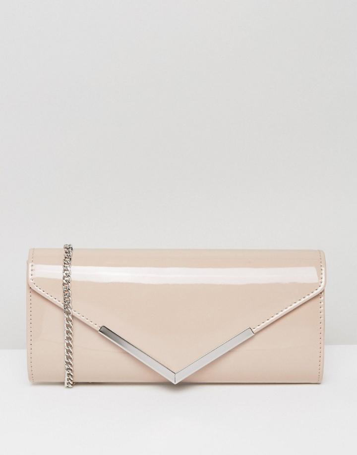Carvela Daphne Rectangular Envelope Clutch - Cream