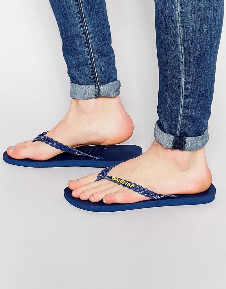Gandys Flip Flops In Bondi Blue - Blue