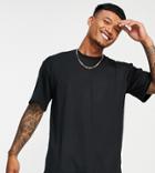 Vai21 Ribbed T-shirt In Black