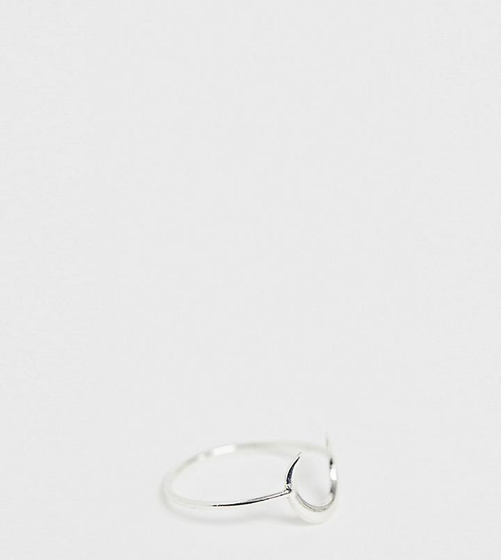 Kingsley Ryan Sterling Silver Cresent Ring - Silver