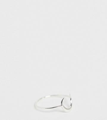 Kingsley Ryan Sterling Silver Cresent Ring - Silver