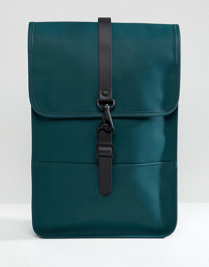 Rains 1280 Mini Backpack In Bottle Green - Green