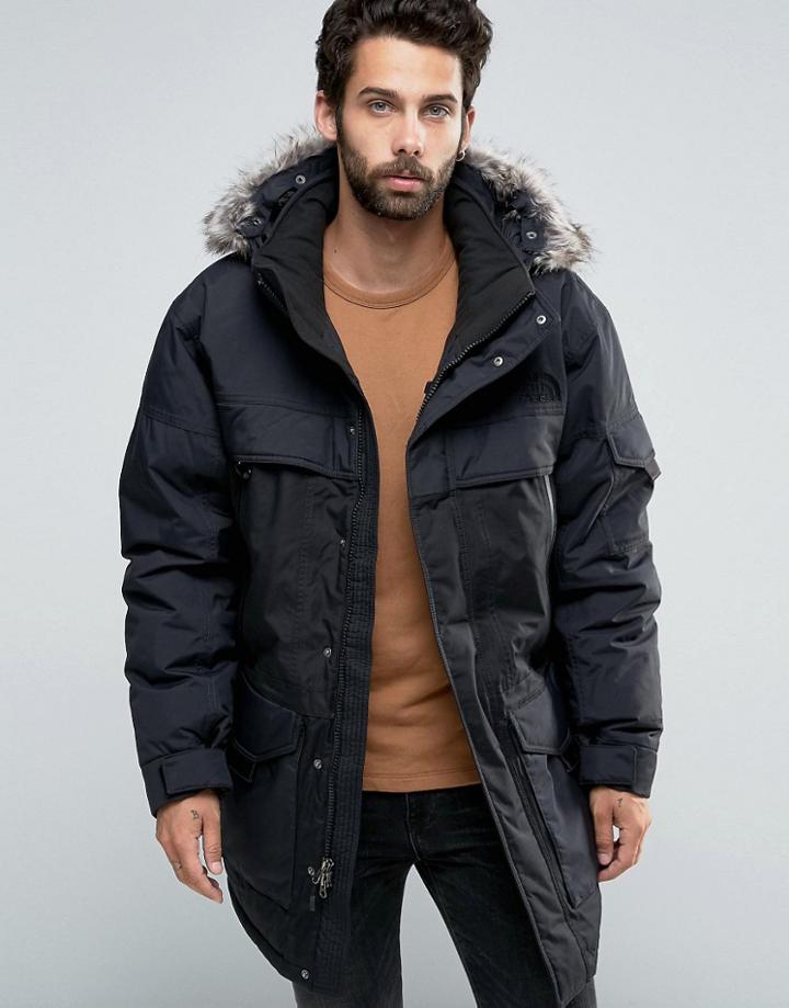 The North Face Mcmurdo2 Down Parka In Black - Black