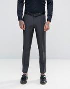 Asos Skinny Suit Pants In Tonic In Black - Black