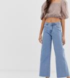 Only Tall Wide Leg Jeans-blue