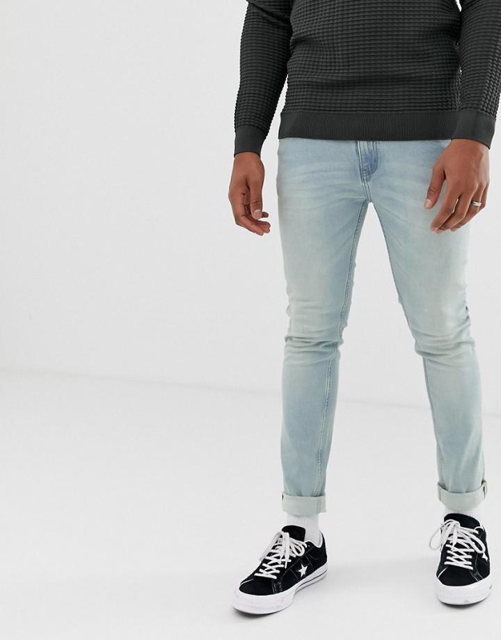 Cheap Monday Tight Skinny Jeans In Blue