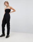 The Fifth Romancing Strapless Jumpsuit - Black