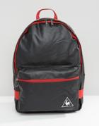 Le Coq Sportif Retro Logo Backpack - Black