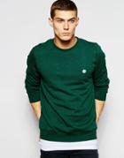 Element Sweatshirt With Logo - Green