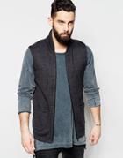 Asos Knitted Vest - Charcoal