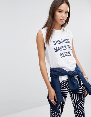 213 Apparel 'sunshine Makes The Desert' Tank - Multi