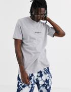 Mennace Essentials Oversized T-shirt In Gray