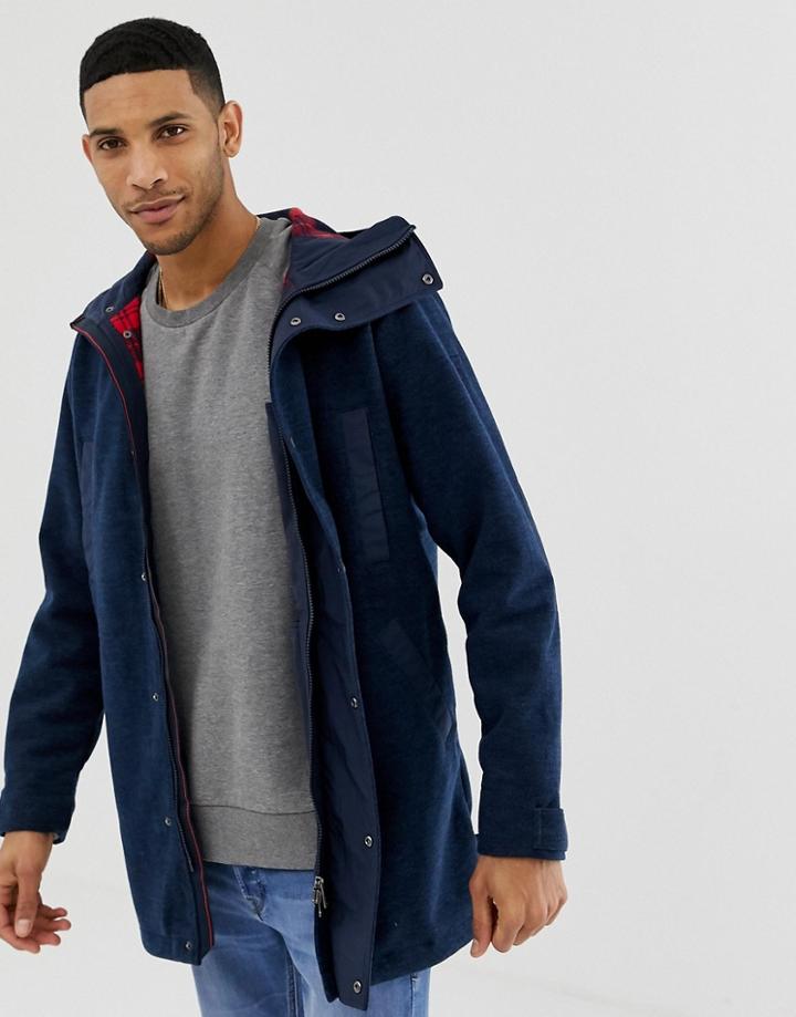 Jack Wolfskin Edmonton Coat-blue