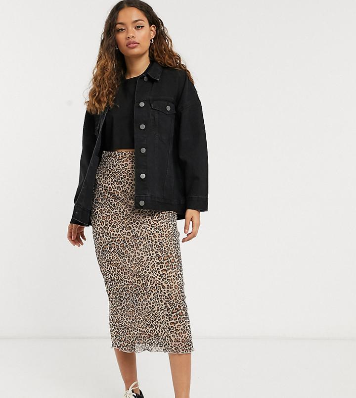 Asos Design Petite Oversized Denim Jacket In Black