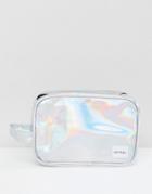 Spiral Silver Rave Toiletry Bag - Silver
