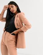 Asos Design Mix & Match Tailored Suit Blazer-pink