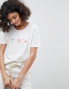 Intropia Embroidered T-shirt - White