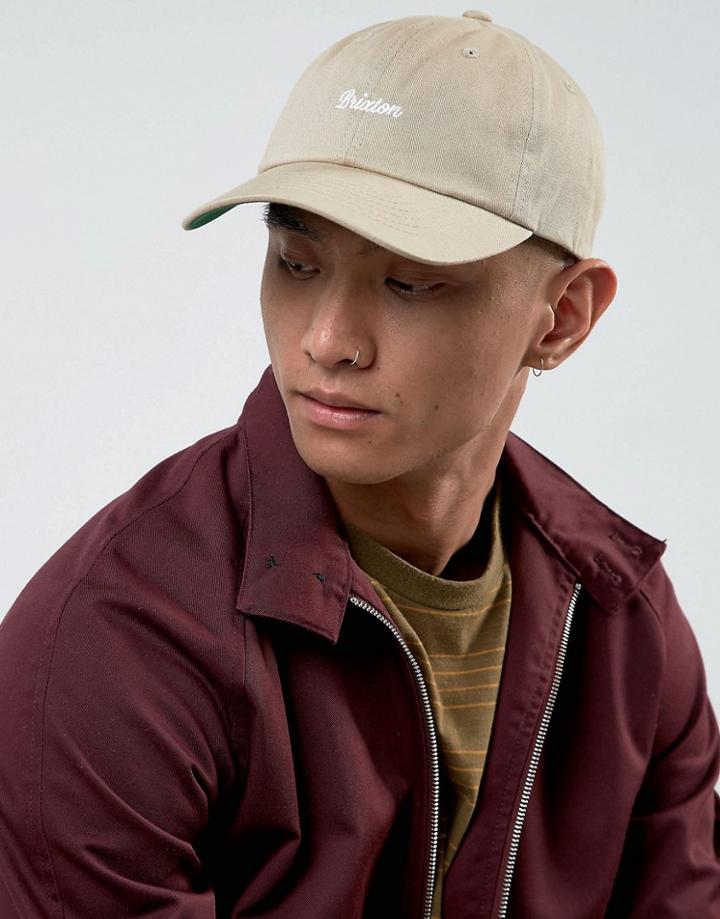 Brixton Watkins Cap With Adjustable Strap - Stone