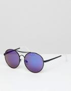 Jeepers Peepers Tinted Lens Aviator Sunglasses - Black