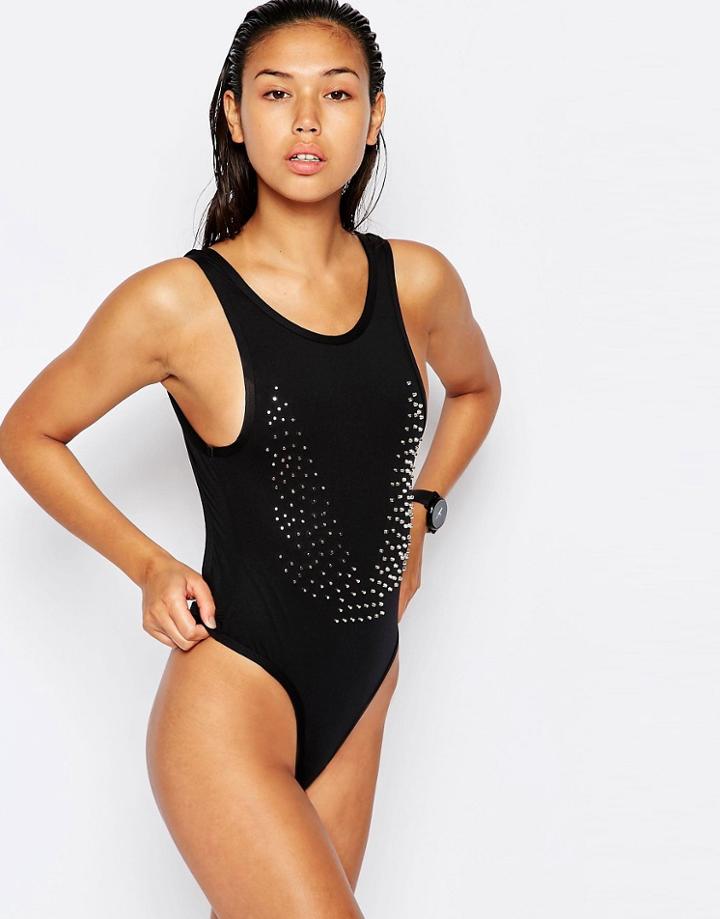 Minimale Animale Stud Daredevil Outlaw Swimsuit - Lava
