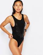 Minimale Animale Stud Daredevil Outlaw Swimsuit - Lava
