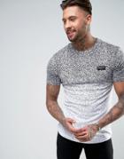 Nicce London T-shirt With Faded Speckle Print - White