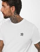 Adidas Originals Small Logo T-shirt In White