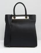 Asos Metal Bar Tote Bag - Black