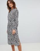 Vila Leopard Midi Shirt Dress - Multi