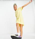 Only T-shirt Dress In Yellow