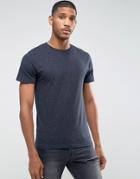 D-struct Slub Jersey Nepp T-shirt - Navy