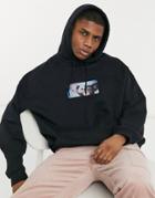 Vintage Supply Hoodie With Shook Gremlins Print In Black