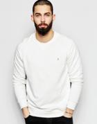 Farah Sweatshirt With Logo Regular Fit - White