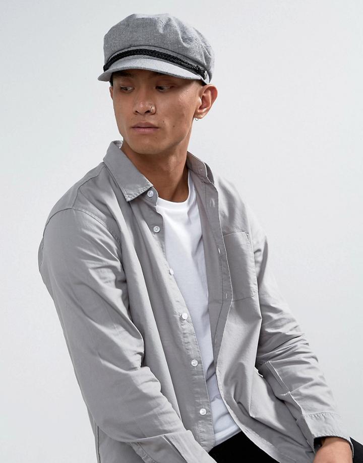 Brixton Fiddler Flat Cap - Gray