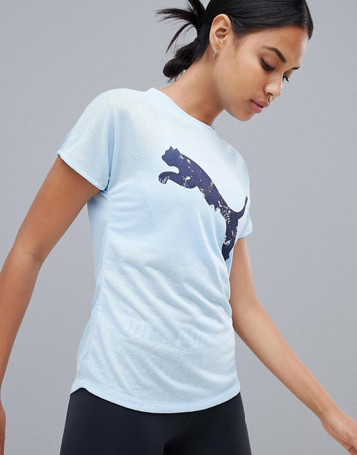 Puma A.c.e Crew Tee In Blue - Blue