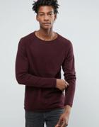Selected Knitted Sweater - Red