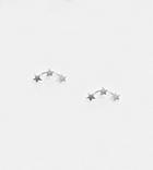 Kingsley Ryan Ear Climber Earrings In Sterling Silver Mini Star