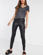 Y.a.s Leather Leggings In Black