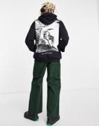 Vintage Supply Hoodie In Black With Paradise Lost Placement Print