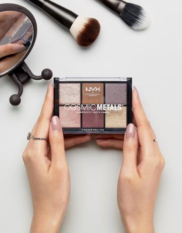 Nyx Professional Makeup Cosmetic Metals Shadow Palette - Multi