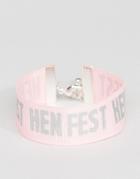 Asos Hen Hen Fest Bracelet - Pink