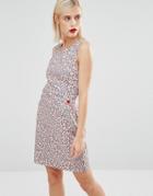 Love Moschino Pink Leopard Print Dress - Pink