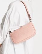 Becks Ndergaard Moc Croc Shoulder Bag In Pink