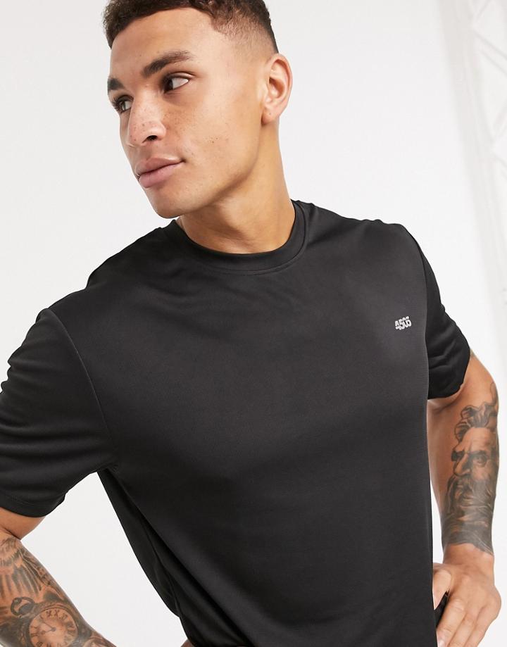 Asos 4505 Icon Easy Fit Training T-shirt With Quick Dry In Black
