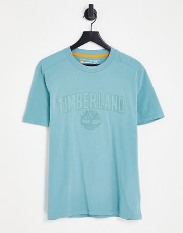 Timberland Outdoor Heritage Graphic T-shirt In Blue
