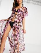 South Beach Maxi Caftan-pink