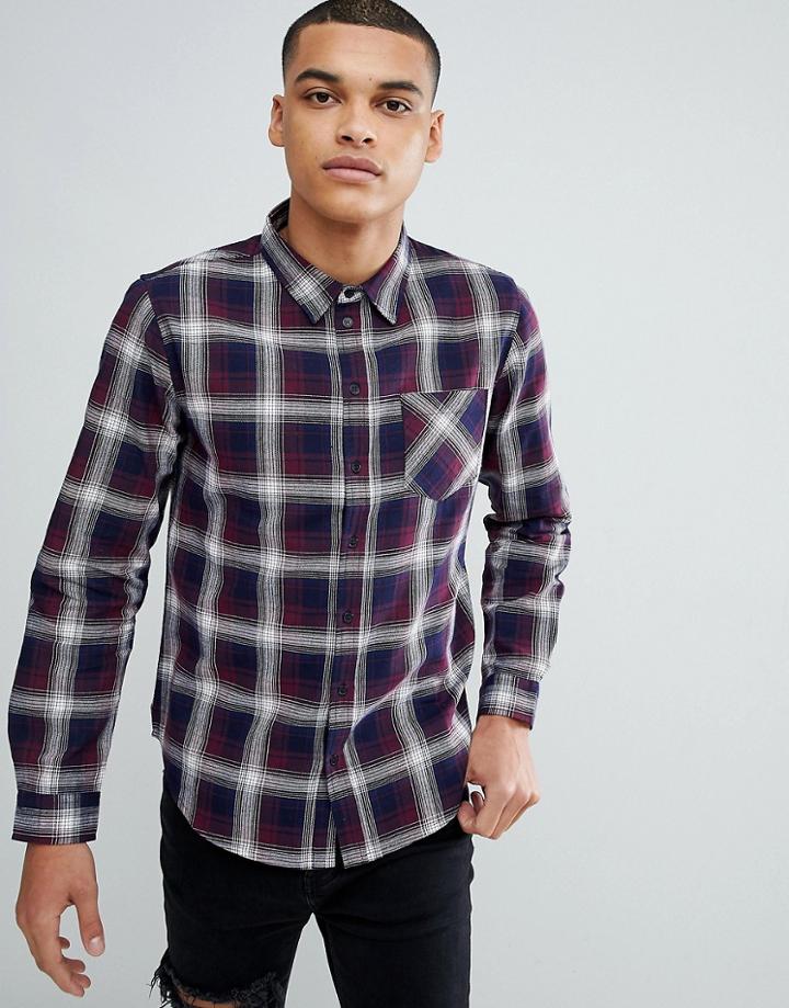 Another Influence Rust Over Shirt - Blue