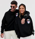 Life Is Beautiful Unisex Cropped Printed Hoodie-black